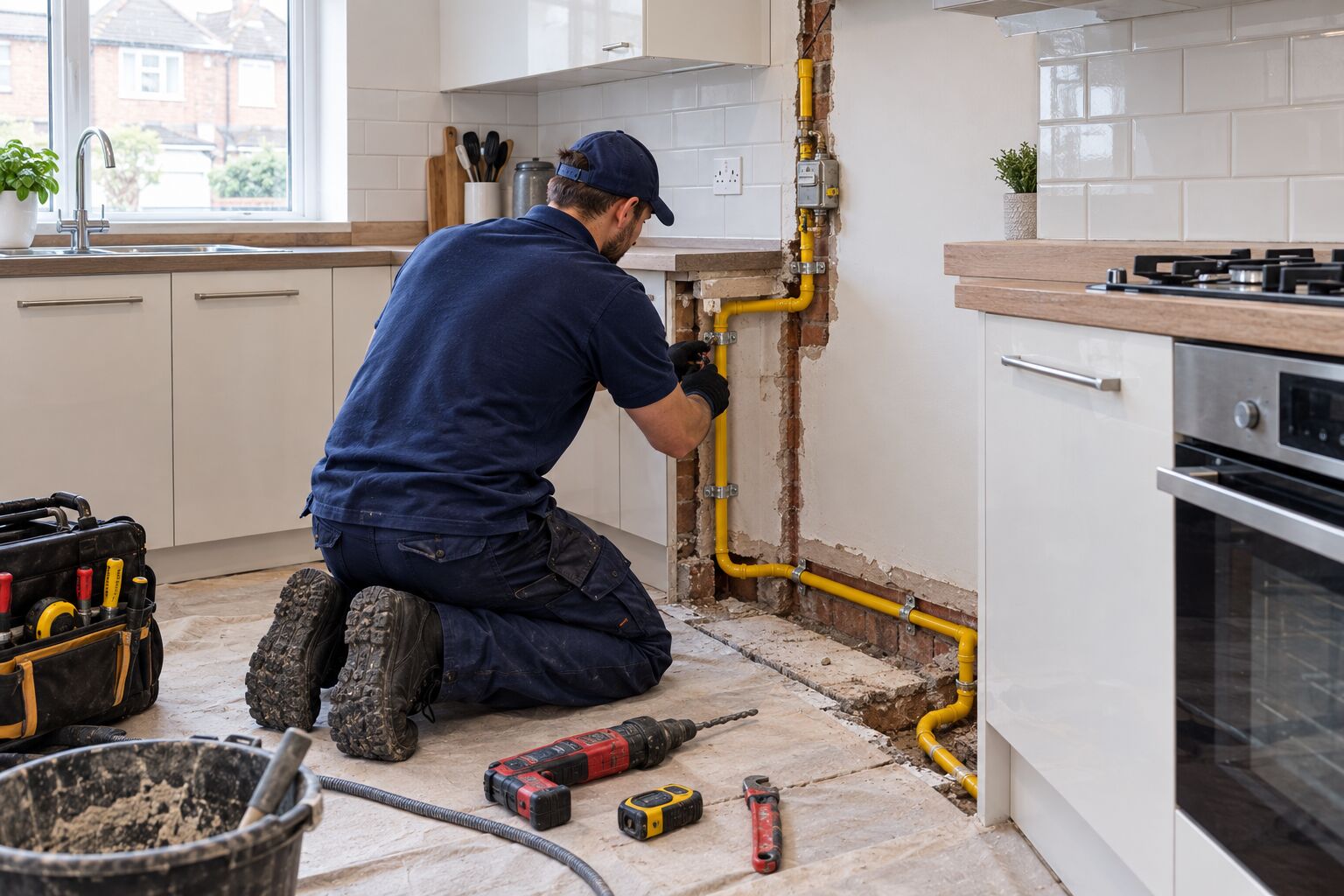 Gas Line Relocation